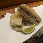 鮨 蒼井 - 蓮根はさみ揚げ