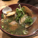 だいだいや - あさりの味噌汁