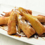 Fried banana Crepes