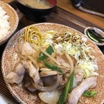 かつ富士 - 生姜焼きは薄味