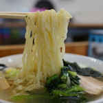 中華そば 伊藤商店 - 麺は喜多方の製麺所である曽我製麺所