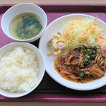 Manyouno Komichi - ハンバーグ定食￥480(税込)