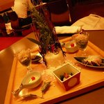 人形町今半 - 前菜盛り込み