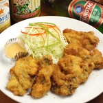 Chinese style handmade fried oysters