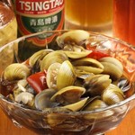 Taiwanese clam marinated in soy sauce