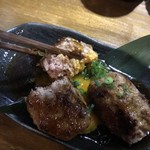 豚小家 - 月見つくね　ふんわりとした出来