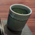 鮨と和の食　清吉 - 濃い緑茶で〆