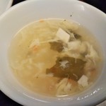 健康中華庵 青蓮 - スープ(2019年3月25日撮影)
