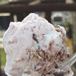 mamma - 古都華(奈良産苺を使ったミルクベース)とティラミス