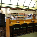 鰻家 - 店内調理場
