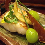 徳うち山 - くじ(甘鯛)の西京焼とくちこ。