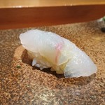 天寿し - ヒラメ