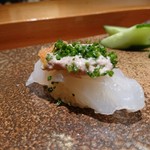 天寿し - ヒラメ