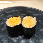 鮨 唐島 - バフンウニの海苔巻き