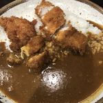 CoCo壱番屋 - 手仕込みささみカツカレー。2辛 ライス少なめ。