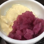 CoCo壱番屋 - 赤たまタルタル。ピクルスがアクセント◎