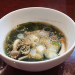 肉料理 大森 - ワカメスープ