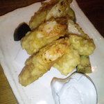 和座ダイニング 茶蔵 - 叩き海老の生湯葉包み揚げ