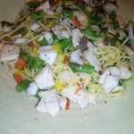 和座ダイニング 茶蔵 - 海の幸ペペロンチーノ