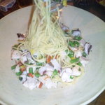 和座ダイニング 茶蔵 - 海の幸ペペロンチーノ