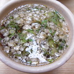 釜揚うどん一忠 - 最後に｢天かす｣投入！