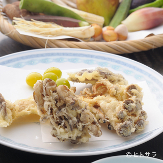 Tempura Maki - 秋の山菜天ぷら