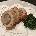 廣東料理 水蓮月 - 名物 イカの天ぷら(お刺身用のアオリイカの天ぷら)