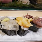神田江戸ッ子寿司 - 春の三種