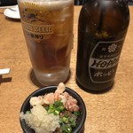 呑処おか吉 - このお通しは絶品です。