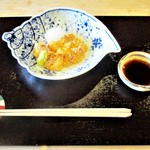 徳山鮓 - 鯉の子まぶし：表面にフナの玉子がまぶしてあります。　　　　　2019.03.16