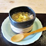 徳山鮓 - すっぽんの茶碗蒸し。　　　　　2019.03.16