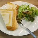 さかい珈琲 清水店 - ホットサンド(ハム＆チーズ)