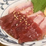 大衆酒場 天ぷら娯楽 - ◆馬刺し2種盛り　690円(税別)