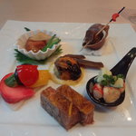 礼華　青鸞居 - 本日の前菜盛り合わせ（ランチ用）