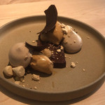 B - ☆デザート【マルキーズショコラ ほうじ茶クレーム】（500円税抜）