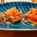 築地寿司清 - ホタテのたまご、子持ち昆布、里芋