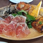 ピッツェリア・ヴィーコロ・デル・ソーレ - 前菜の盛合せです