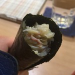 兄弟寿し - 毛蟹の手巻き