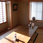 小川家 - 仕切られた西側（８人掛け）