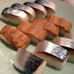 浜勢 - 名物の鯖と穴子鮨