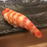 寿司 しおの - ゆでたて！海老！