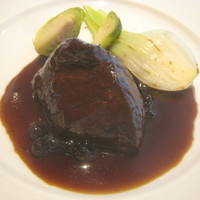 銀座 レストラン オザミ - 蝦夷鹿の腿肉　ポワブラードソース
