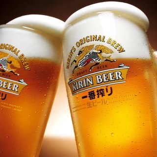 平日限定！生ビール付きのお得な飲み放題【120分924円】