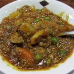 メグナ - ベジタブルキーマカレーです　鶏ひき肉のカレーに野菜がゴロゴロ