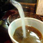 しらいし - 最後の〆は蕎麦湯で（*^_^*）