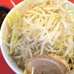 豚ゆう - ラーメン大＋ヤサイニンニク＋辛子高菜