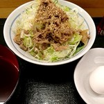 どんどん庵 - 肉ねぎそば(790円)