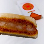 Tonkatsu Maisen - ◼️ぷりぷりの食感の残るエビかつと、まい泉特製のオーロラソースでエビかつサンドエビの甘味が口いっぱいに広がります。