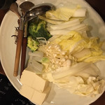 旬酔基じ - 鍋の野菜♬