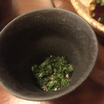 旬酔基じ - お塩と薬味♬
      スープ入れて飲みます♡